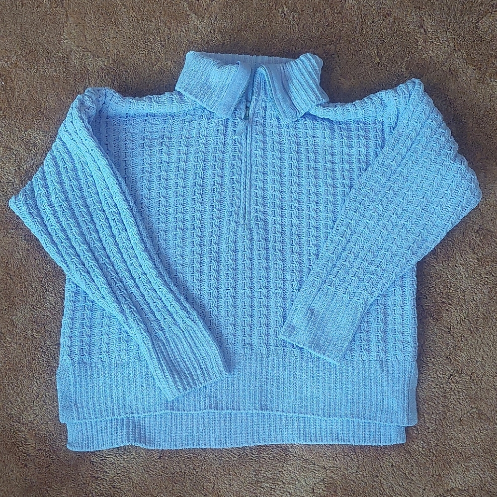 Pink Republic Light Purple Cowl Neck Soft Sweater